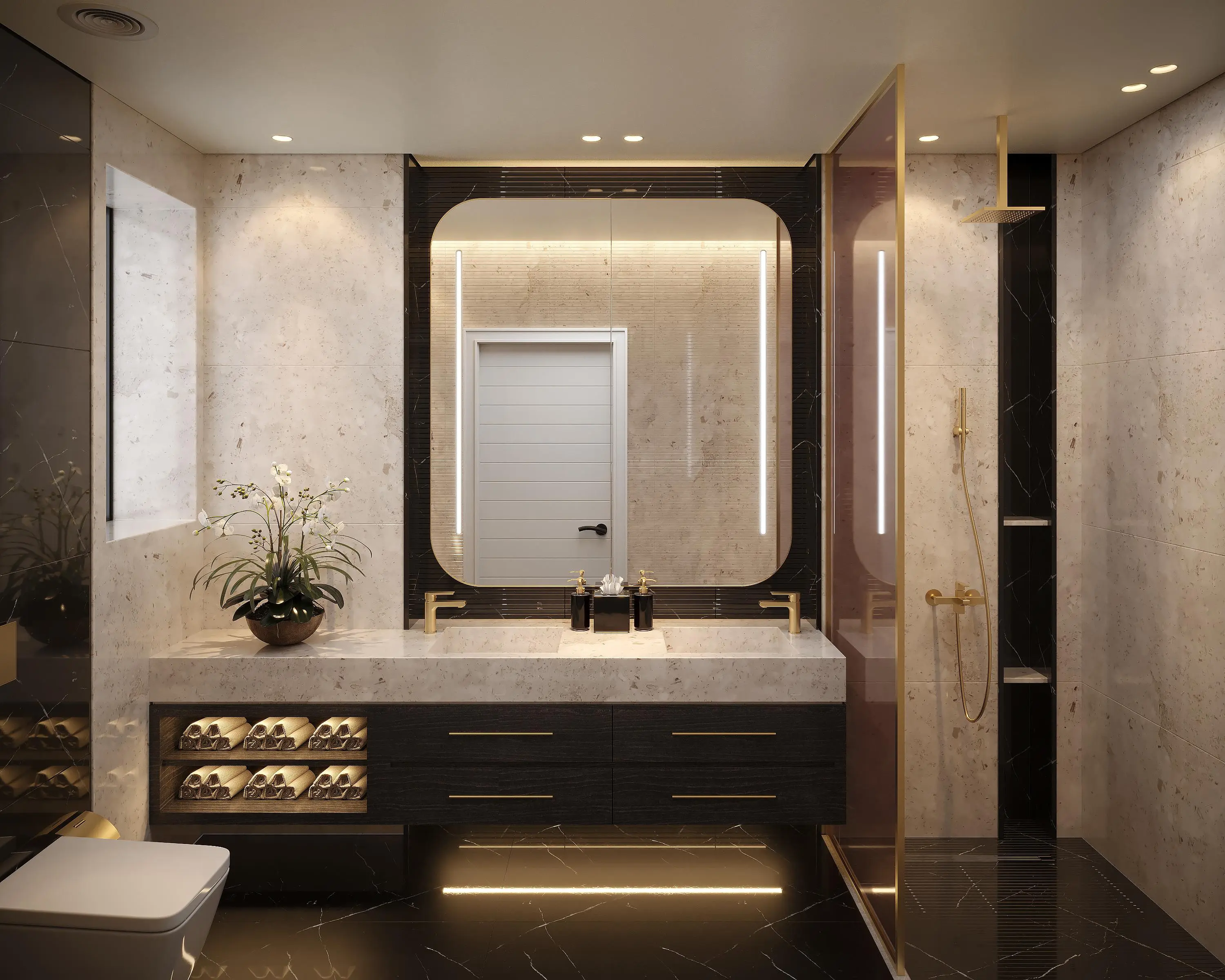 تصميم داخلي حمام